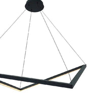 Close-up detail of the Eurolux black pendant light