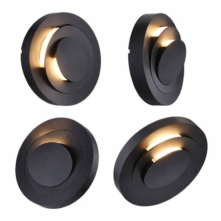 Eurolux wall light installed and lit