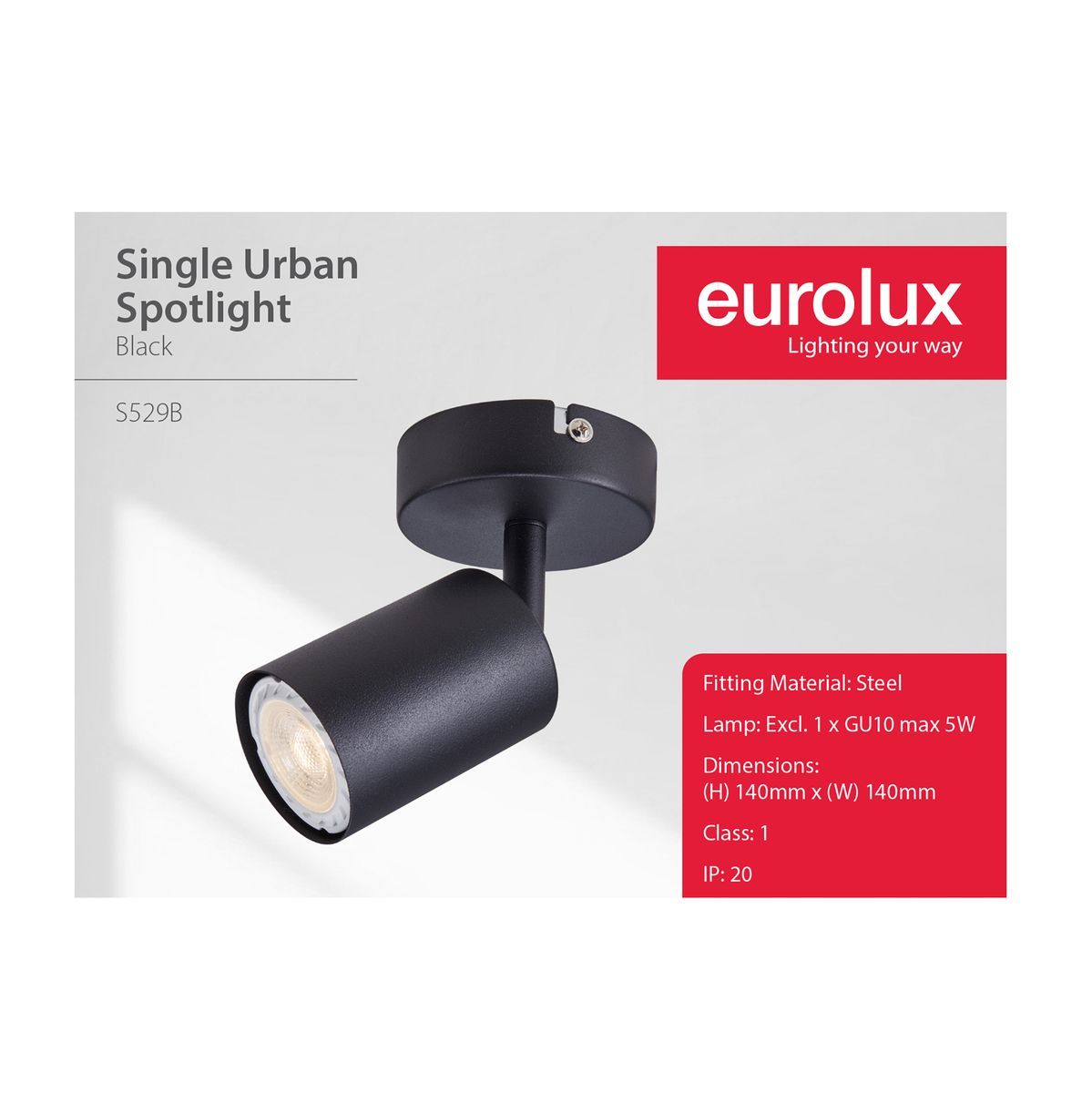 Urban black downlight dimensions diagram