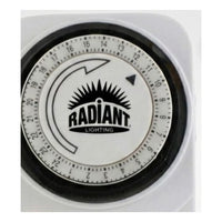 Radiant lighting timer shown in its packaging