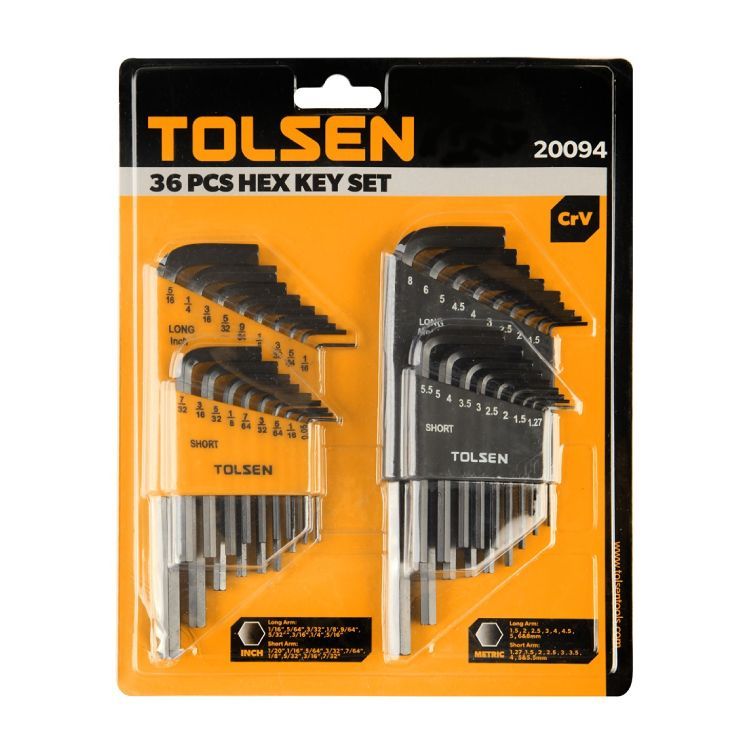 Tolsen tool set, alternate angle