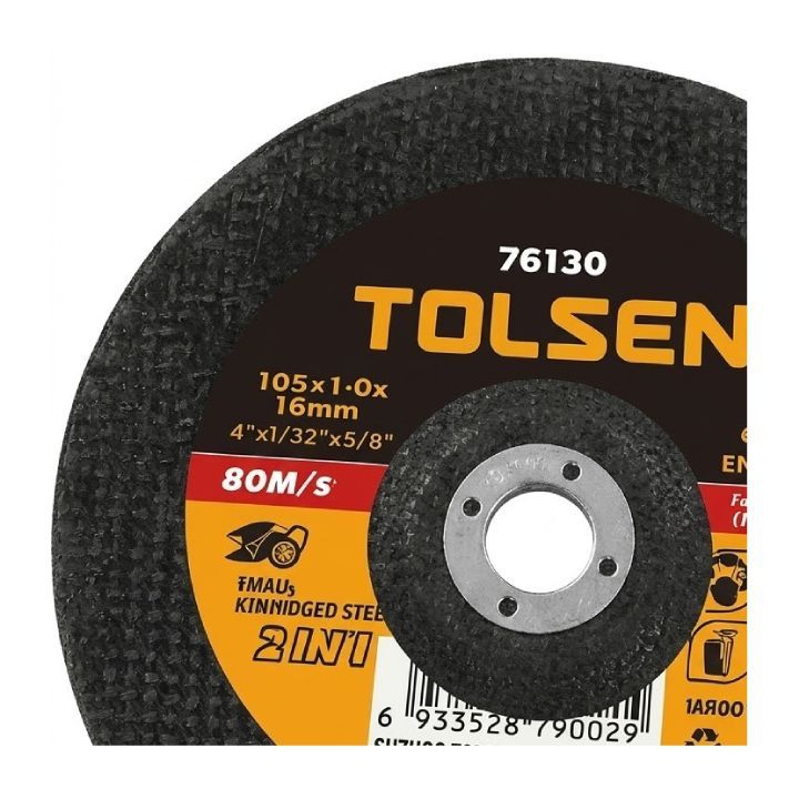 Close-up detail of the Tolsen tool accessories
