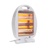 Radiant white heater, front view
