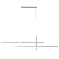 Eurolux white pendant light, front view