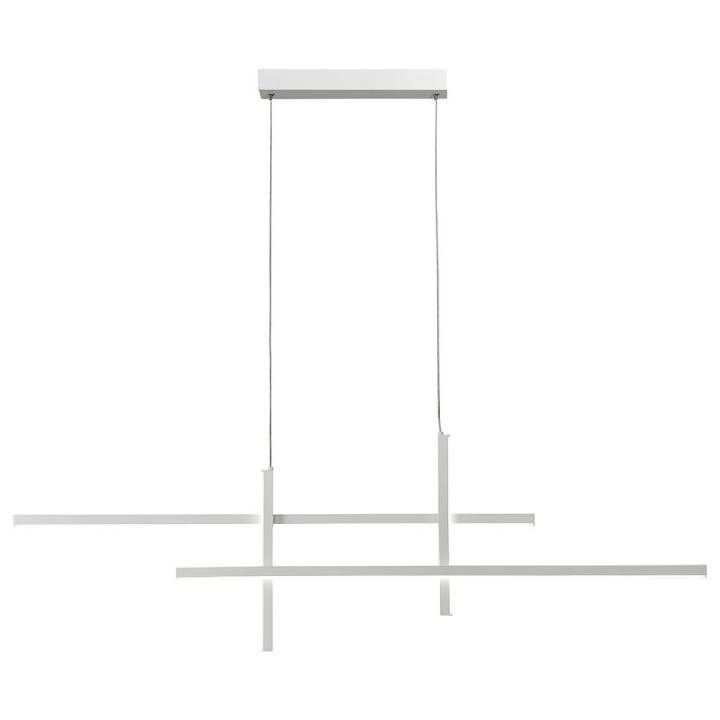 Eurolux white pendant light, front view