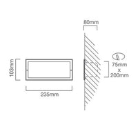 Eurolux ground light dimensions diagram