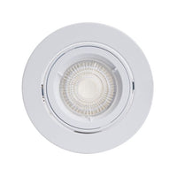 Eurolux white downlight shown in its packaging