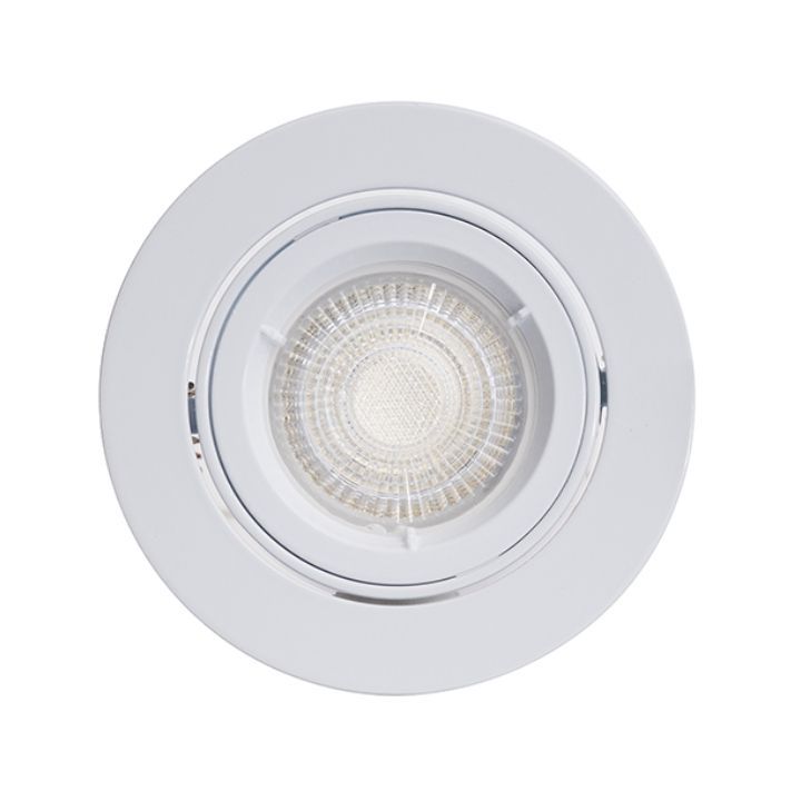 Eurolux white downlight shown in its packaging