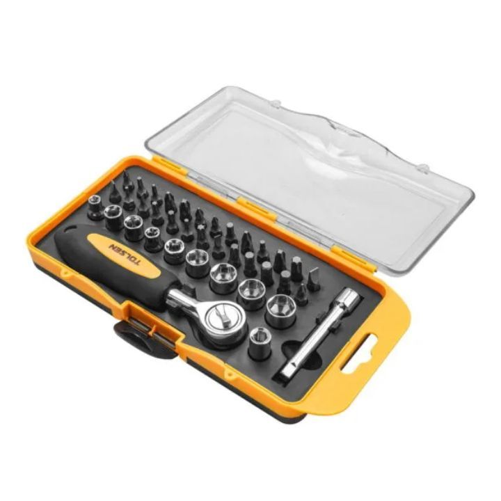 Tolsen socket set, front view