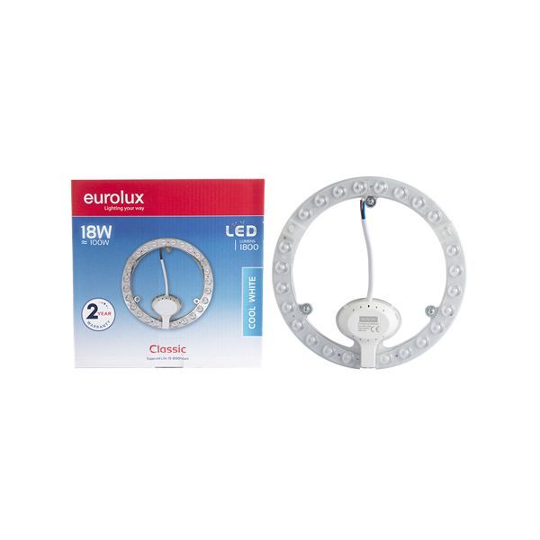 Eurolux ceiling light, front view