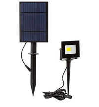 Eurolux black spotlight, front view