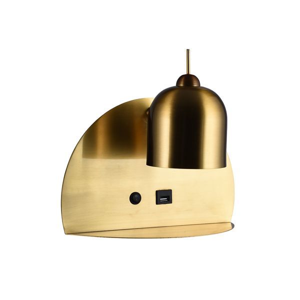 Eurolux gold night light, front view