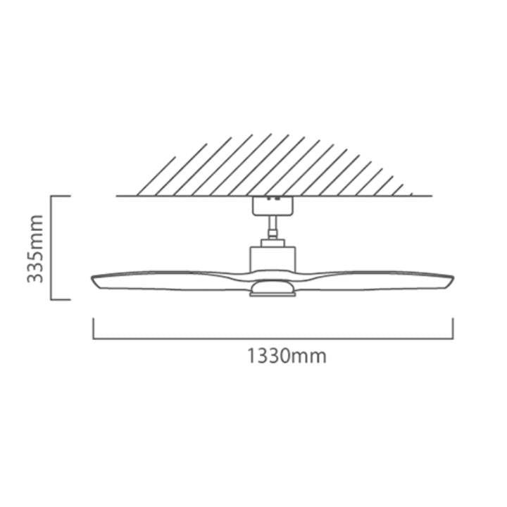 Eurolux ceiling fan shown in its packaging