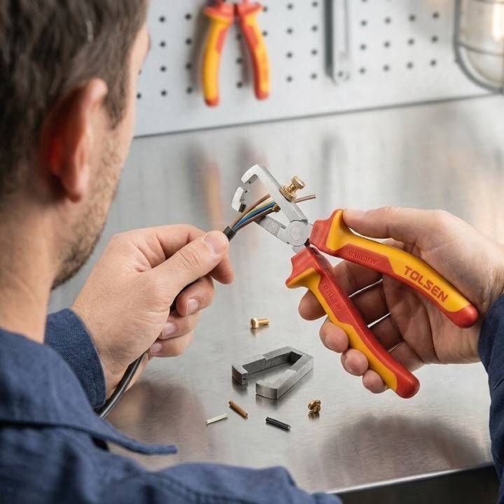 Tolsen pliers dimensions diagram