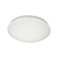 Radiant white ceiling light, front view