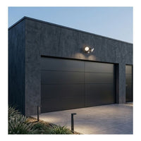 Eurolux black floodlight shown in its packaging