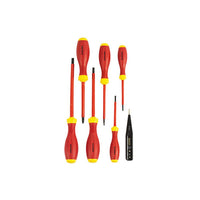 Radiant orange & black screwdriver, front view