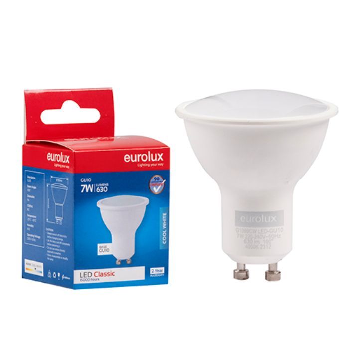 Eurolux LED globe, front view