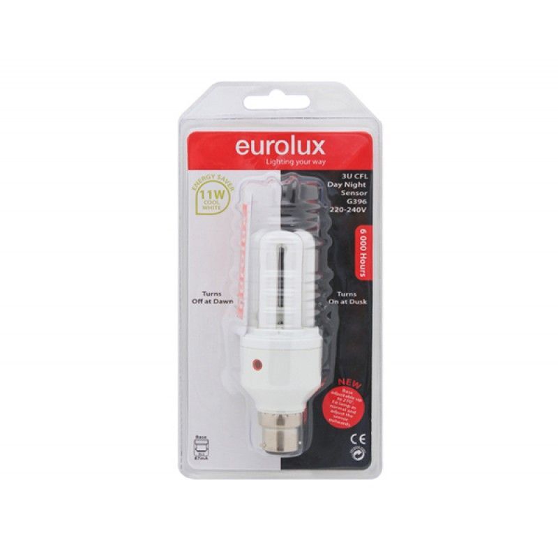 Eurolux CFL globe, front view