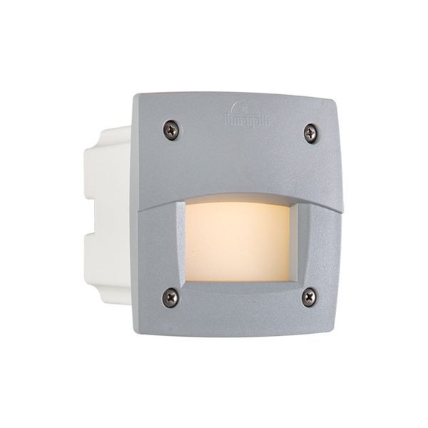 Eurolux grey CFL globe, front view