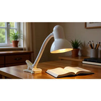 Close-up detail of the Eurolux white lamp