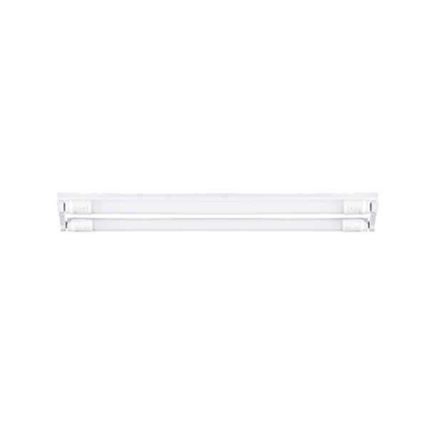 Radiant white floodlight, front view