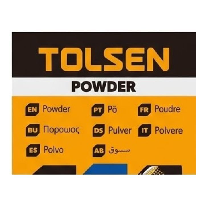 Close-up detail of the Tolsen tool