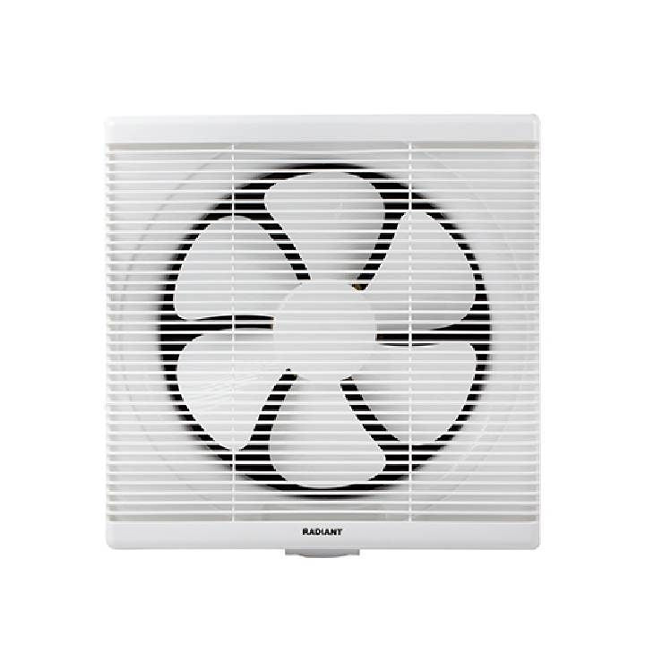 Close-up detail of the Radiant white fan
