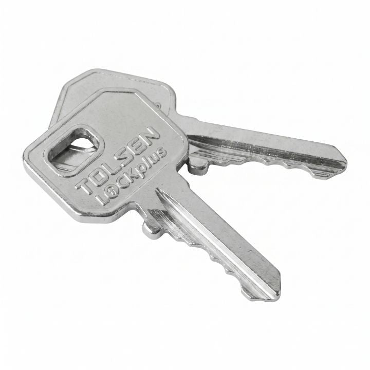 Tolsen padlock shown in its packaging