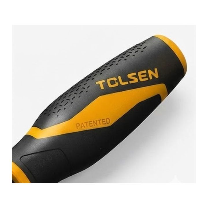 Close-up detail of the Tolsen clamp