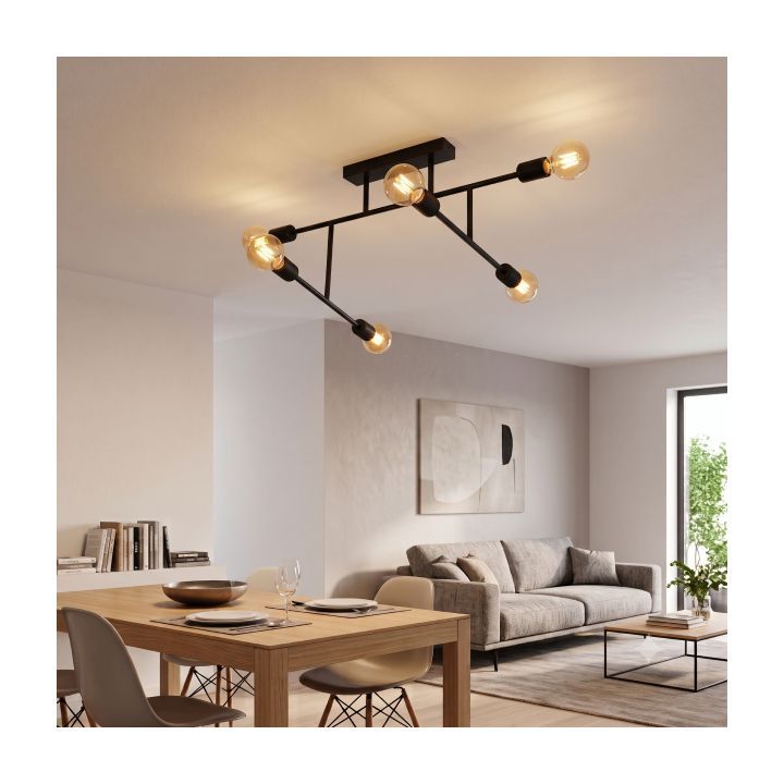 Eurolux ceiling light shown in its packaging