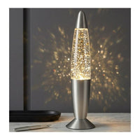 Eurolux clear/silver night light, front view