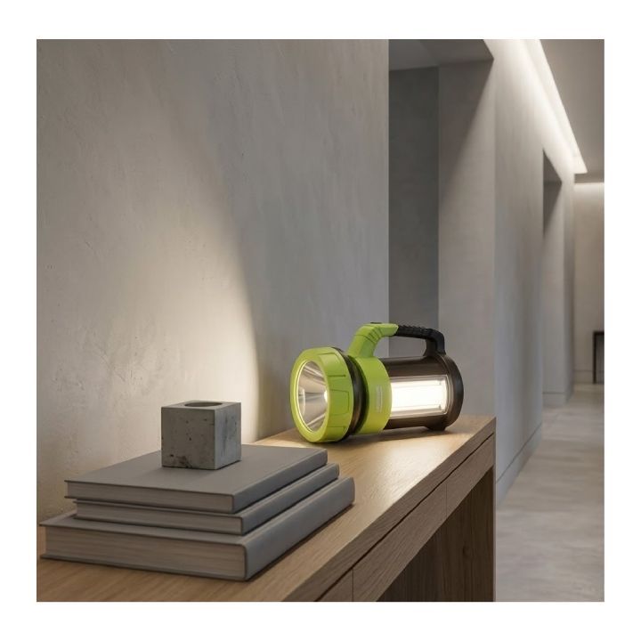 Eurolux black & lime green torch dimensions diagram