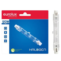 Eurolux halogen globe shown in its packaging