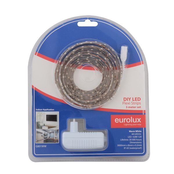 Eurolux light strip, front view