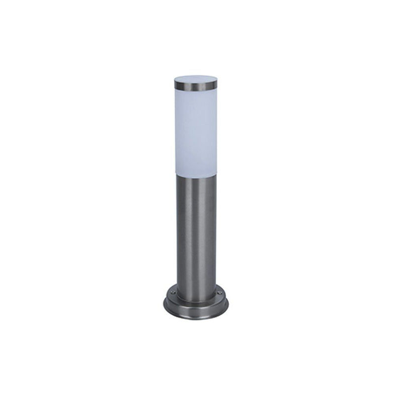 Radiant stainless steel garden light, front view