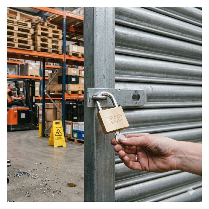 Tolsen padlock, front view