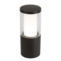 Eurolux black garden light, front view