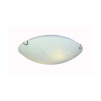 Eurolux white ceiling light, front view