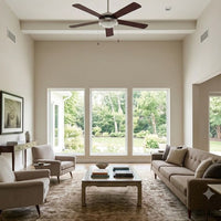 Eurolux ceiling fan shown in its packaging