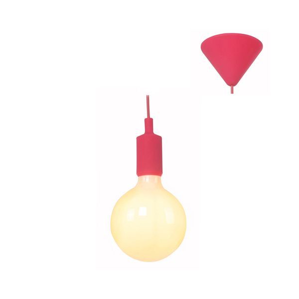 Eurolux rose pendant light, front view