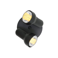 Eurolux black floodlight shown in its packaging