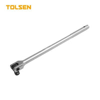 Close-up detail of the Tolsen socket set