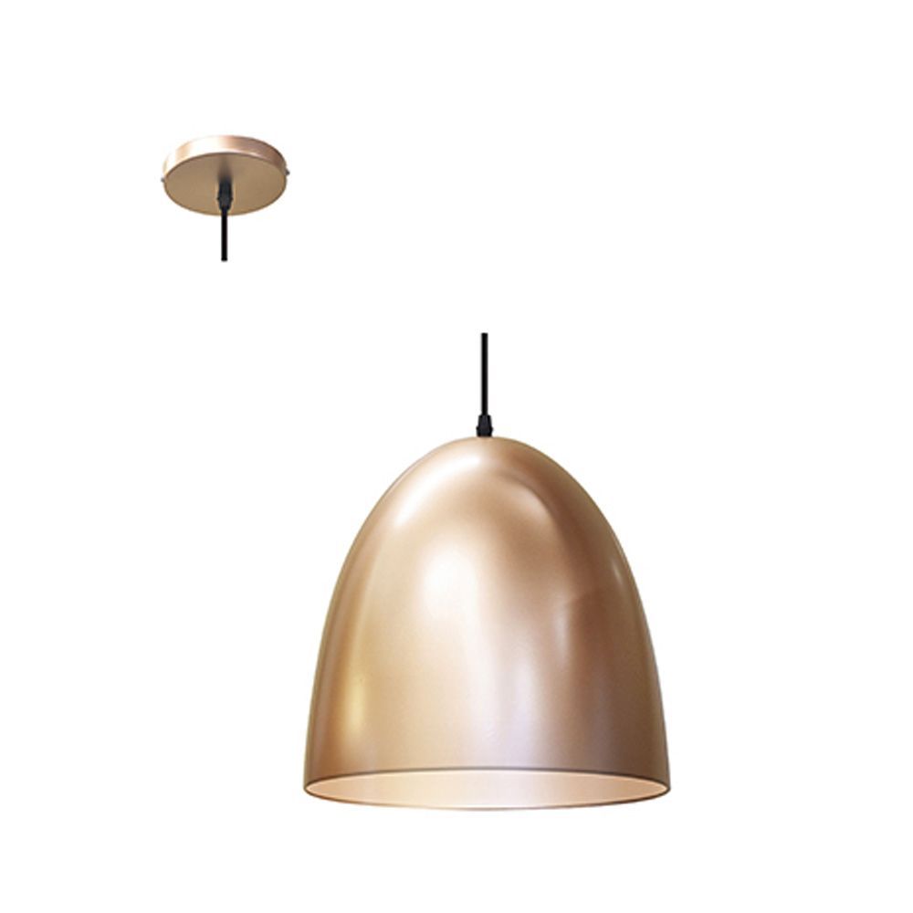 Radiant pendant light, front view