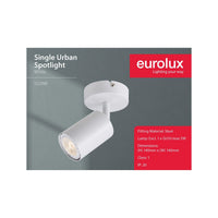 Urban white downlight dimensions diagram