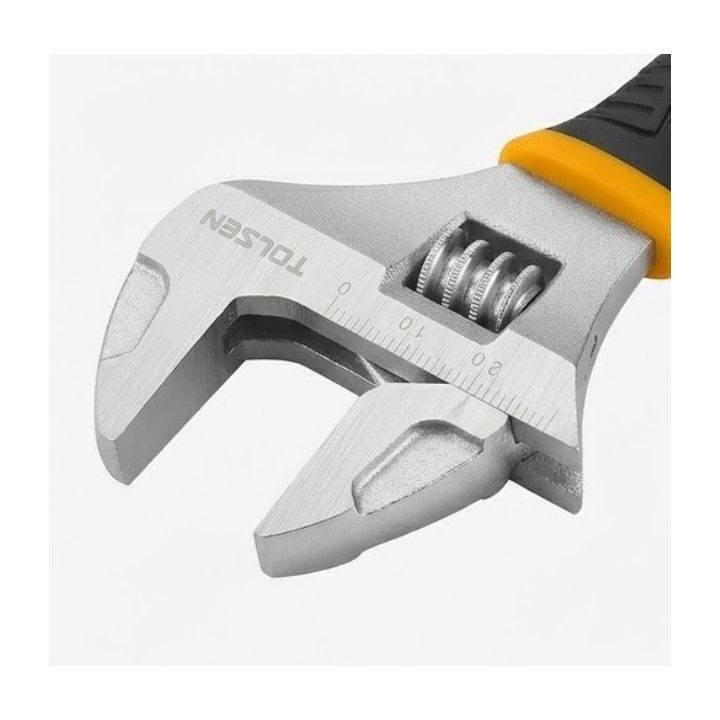 Close-up detail of the Tolsen spanner
