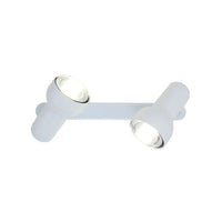 Eurolux white spotlight shown in its packaging