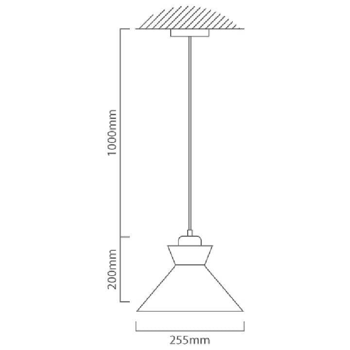 Eurolux green and brown wood pendant light shown in its packaging