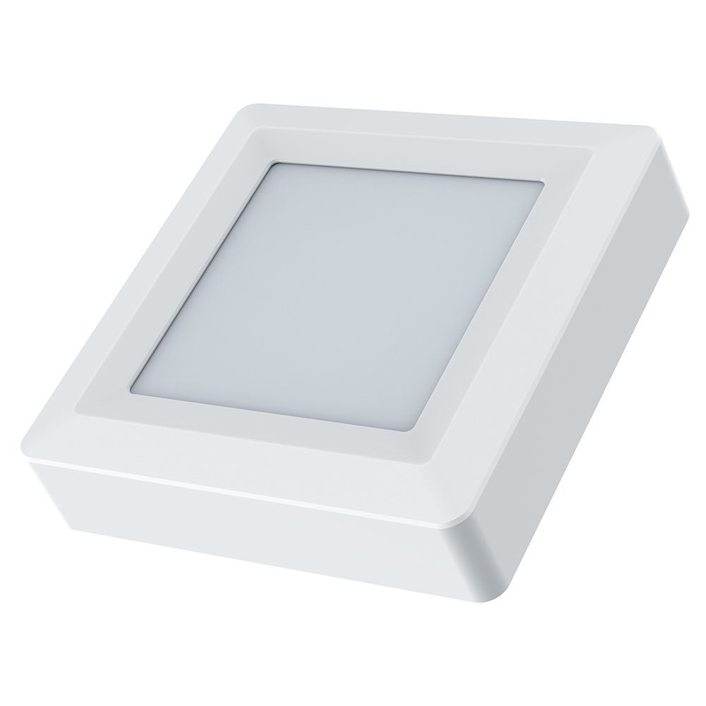 Eurolux white ceiling light, front view