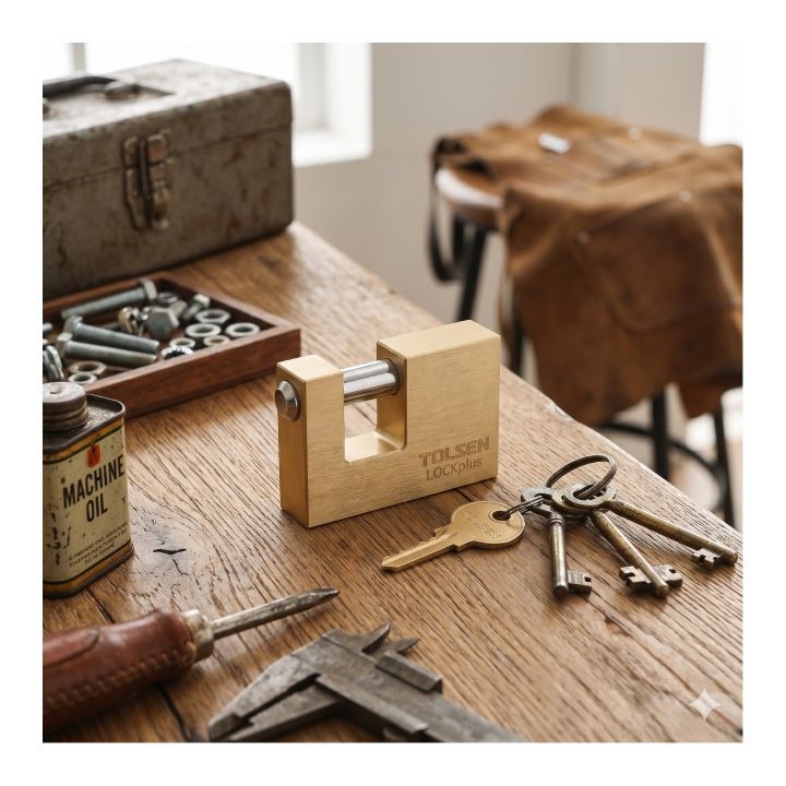 Tolsen padlock, alternate angle